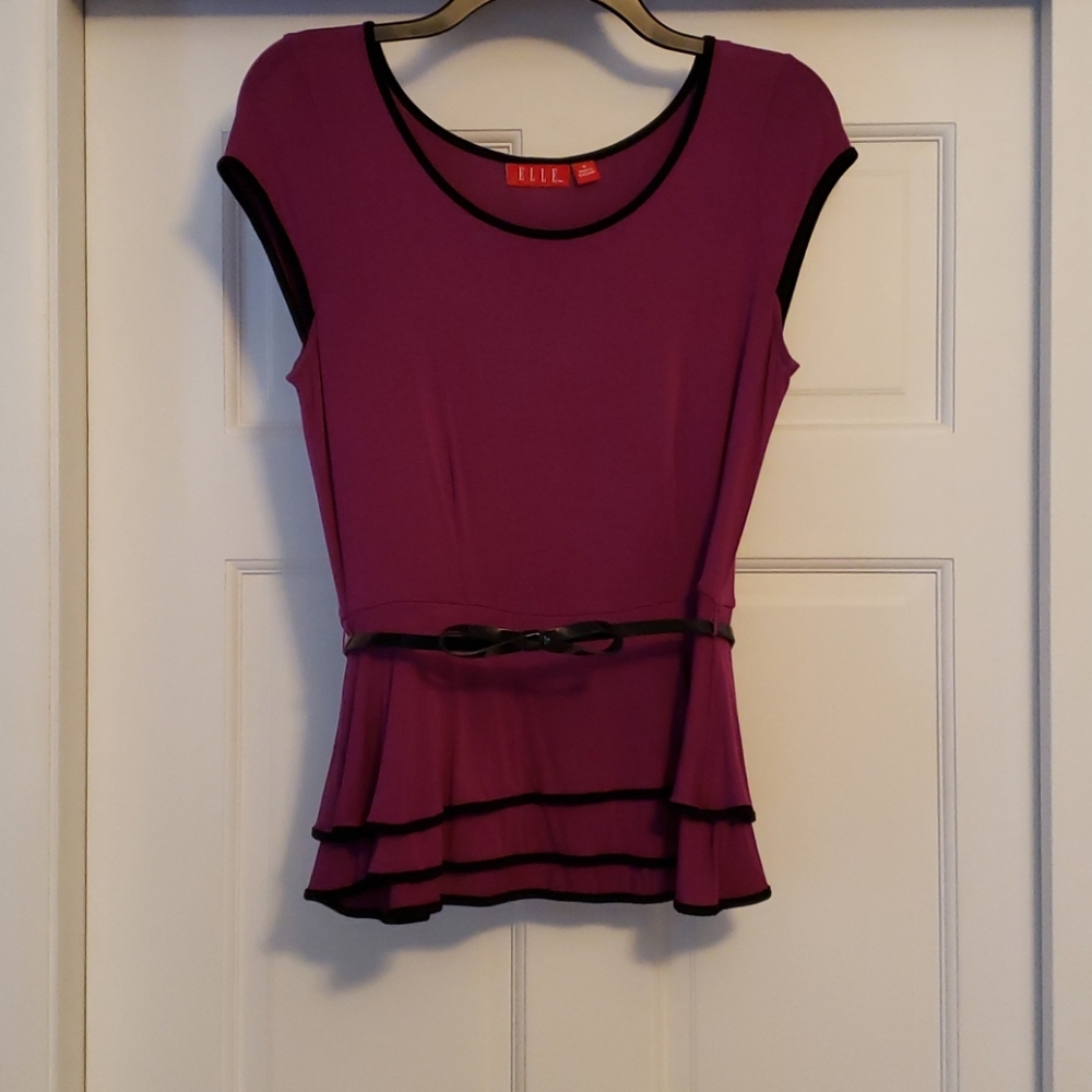 Elle Small Plum Top
